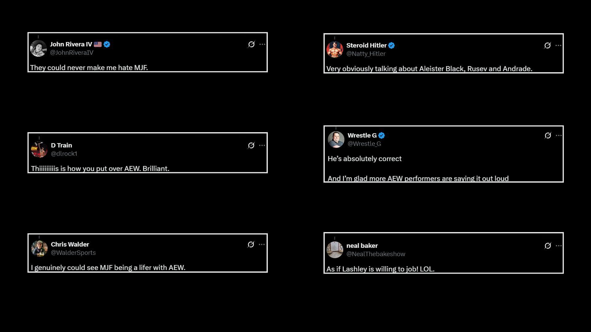 Fans react to MJF's message about the roster